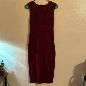Express dress,burgundy,size 2